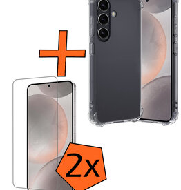 Nomfy Nomfy Samsung Galaxy S24 Hoesje Shockproof Met 2x Screenprotector