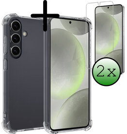 BASEY. BASEY. Samsung Galaxy S24 Plus Hoesje Shockproof Met 2x Screenprotector