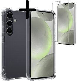 BASEY. BASEY. Samsung Galaxy S24 Plus Hoesje Shockproof Met Screenprotector