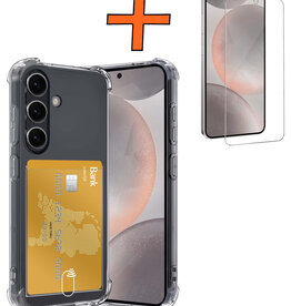 Nomfy Nomfy Samsung Galaxy S24 Plus Hoesje Pashouder Met Screenprotector