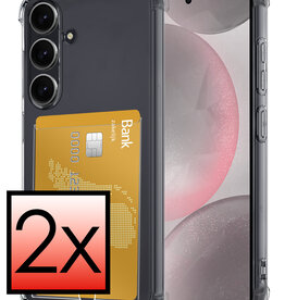 NoXx NoXx Samsung Galaxy S24 Plus Hoesje Pashouder - 2 PACK