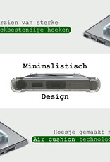 BASEY. Hoes Geschikt voor Samsung S24 Ultra Hoesje Shock Proof Case Hoes - Hoesje Geschikt voor Samsung Galaxy S24 Ultra Hoes Cover Shockproof - Transparant - 2 Stuks