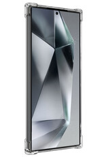 BASEY. Hoes Geschikt voor Samsung S24 Ultra Hoesje Shock Proof Case Hoes - Hoesje Geschikt voor Samsung Galaxy S24 Ultra Hoes Cover Shockproof - Transparant - 2 Stuks