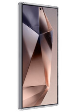 Nomfy Hoesje Geschikt voor Samsung S24 Ultra Hoesje Siliconen Cover Case - Hoes Geschikt voor Samsung Galaxy S24 Ultra Hoes Back Case - Transparant