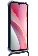 NoXx Hoes Geschikt voor Samsung A15 Hoesje Transparant Met Telefoonkoord Cover Shock Proof Case Koord Hoes