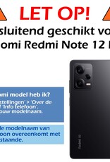 Nomfy Hoesje Geschikt voor Xiaomi Redmi Note 12 Pro Hoesje Siliconen Cover Case Met 2x Screenprotector - Hoes Geschikt voor Xiaomi Redmi Note 12 Pro Hoes Back Case - Zwart