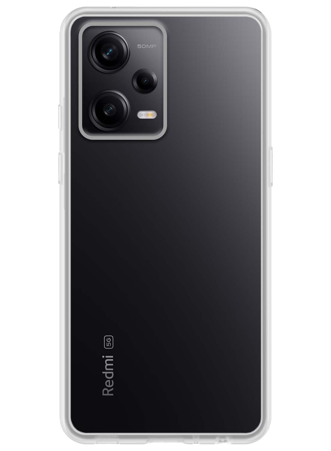 Nomfy Hoesje Geschikt voor Xiaomi Redmi Note 12 Pro Hoesje Siliconen Cover Case - Hoes Geschikt voor Xiaomi Redmi Note 12 Pro Hoes Back Case - Transparant