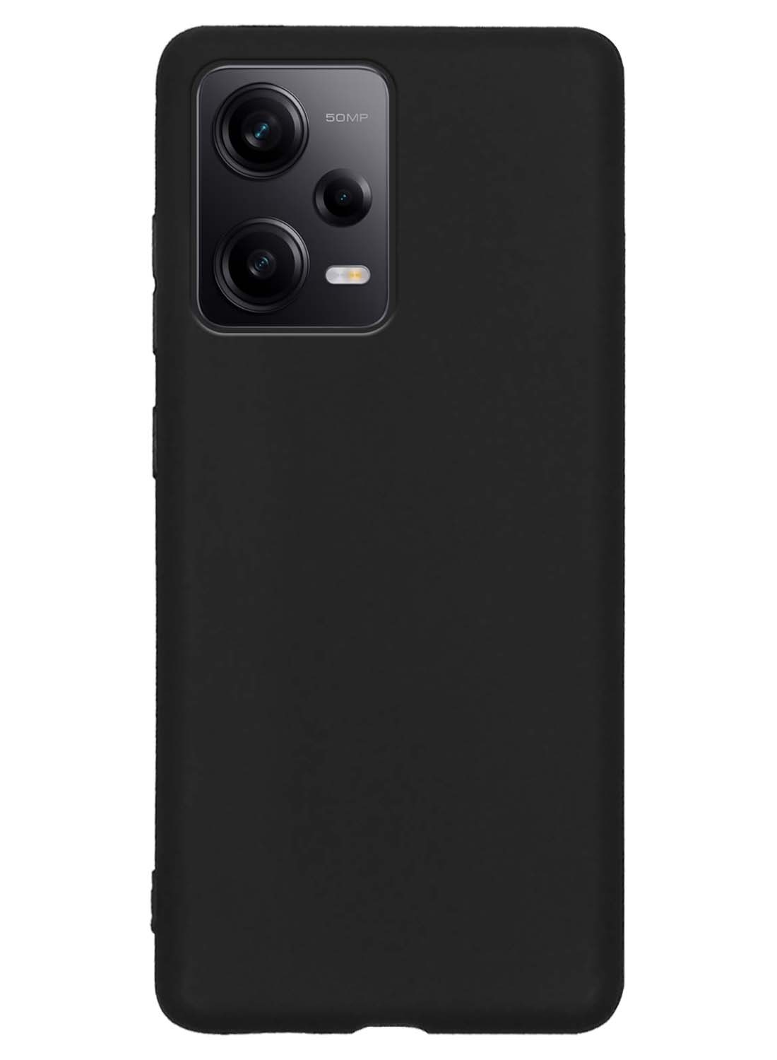 Nomfy Hoesje Geschikt voor Xiaomi Redmi Note 12 Pro Hoesje Siliconen Cover Case - Hoes Geschikt voor Xiaomi Redmi Note 12 Pro Hoes Back Case - Zwart