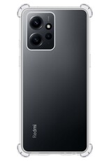 Nomfy Hoesje Geschikt voor Xiaomi Redmi Note 12 5G Hoesje Shock Proof Cover Case Shockproof - Hoes Geschikt voor Xiaomi Redmi Note 12 5G Hoes Siliconen Back Case - Transparant