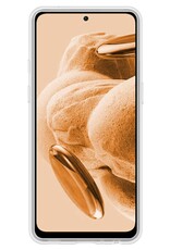 Nomfy Hoesje Geschikt voor Xiaomi Redmi Note 12 5G Hoesje Siliconen Cover Case - Hoes Geschikt voor Xiaomi Redmi Note 12 5G Hoes Back Case - Transparant