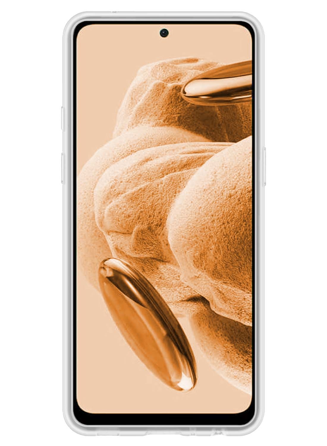 Nomfy Hoesje Geschikt voor Xiaomi Redmi Note 12 5G Hoesje Siliconen Cover Case - Hoes Geschikt voor Xiaomi Redmi Note 12 5G Hoes Back Case - Transparant