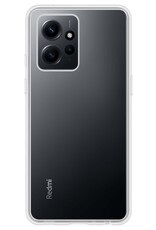 Nomfy Hoesje Geschikt voor Xiaomi Redmi Note 12 4G Hoesje Shock Proof Cover Case Shockproof - Hoes Geschikt voor Xiaomi Redmi Note 12 4G Hoes Siliconen Back Case - Transparant