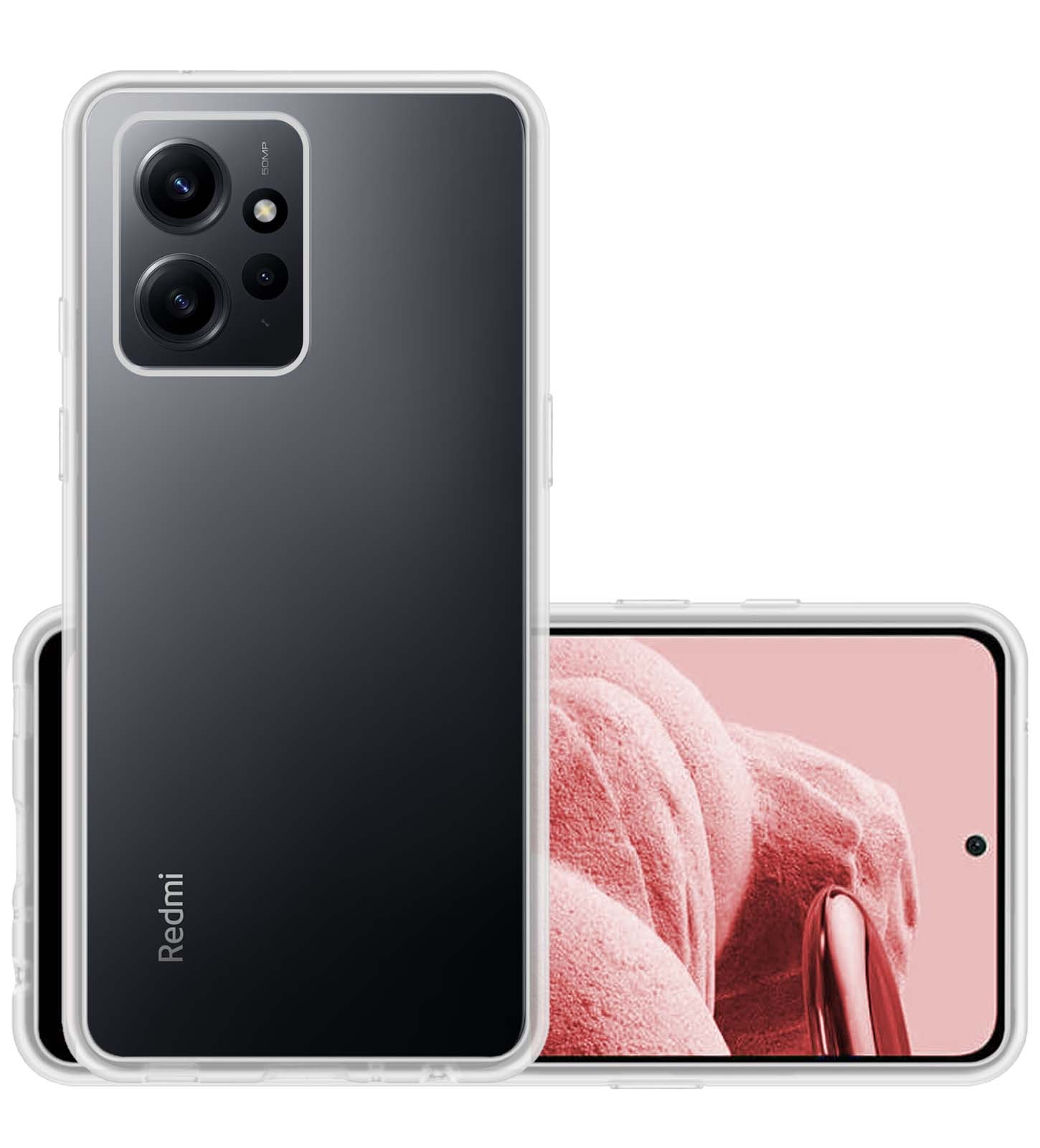NoXx Hoes Geschikt voor Xiaomi Redmi Note 12 4G Hoesje Cover Siliconen Back Case Hoes - Transparant