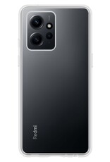 NoXx Hoes Geschikt voor Xiaomi Redmi Note 12 4G Hoesje Cover Siliconen Back Case Hoes - Transparant - 2x