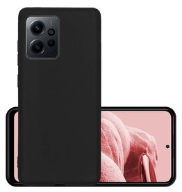 NoXx NoXx Xiaomi Redmi Note 12 4G Hoesje Siliconen - Zwart