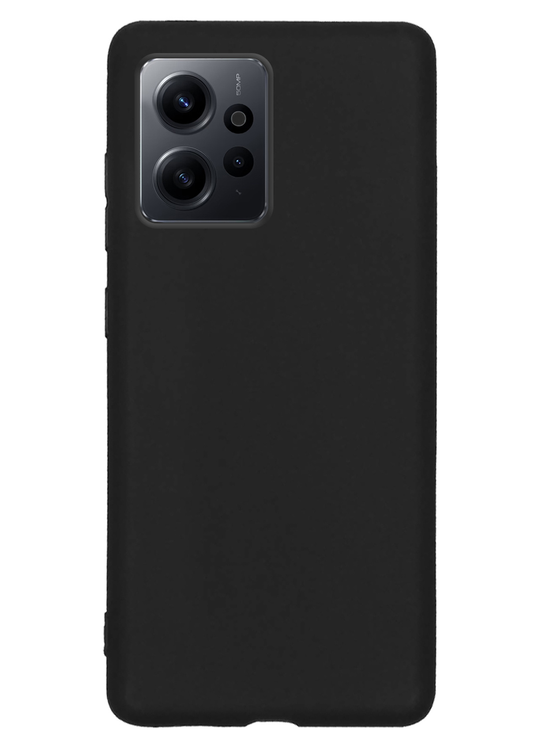 NoXx Hoes Geschikt voor Xiaomi Redmi Note 12 4G Hoesje Cover Siliconen Back Case Hoes - Zwart - 2x