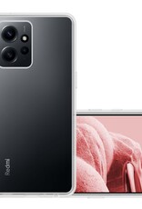 NoXx Hoes Geschikt voor Xiaomi Redmi Note 12 5G Hoesje Cover Siliconen Back Case Hoes - Transparant