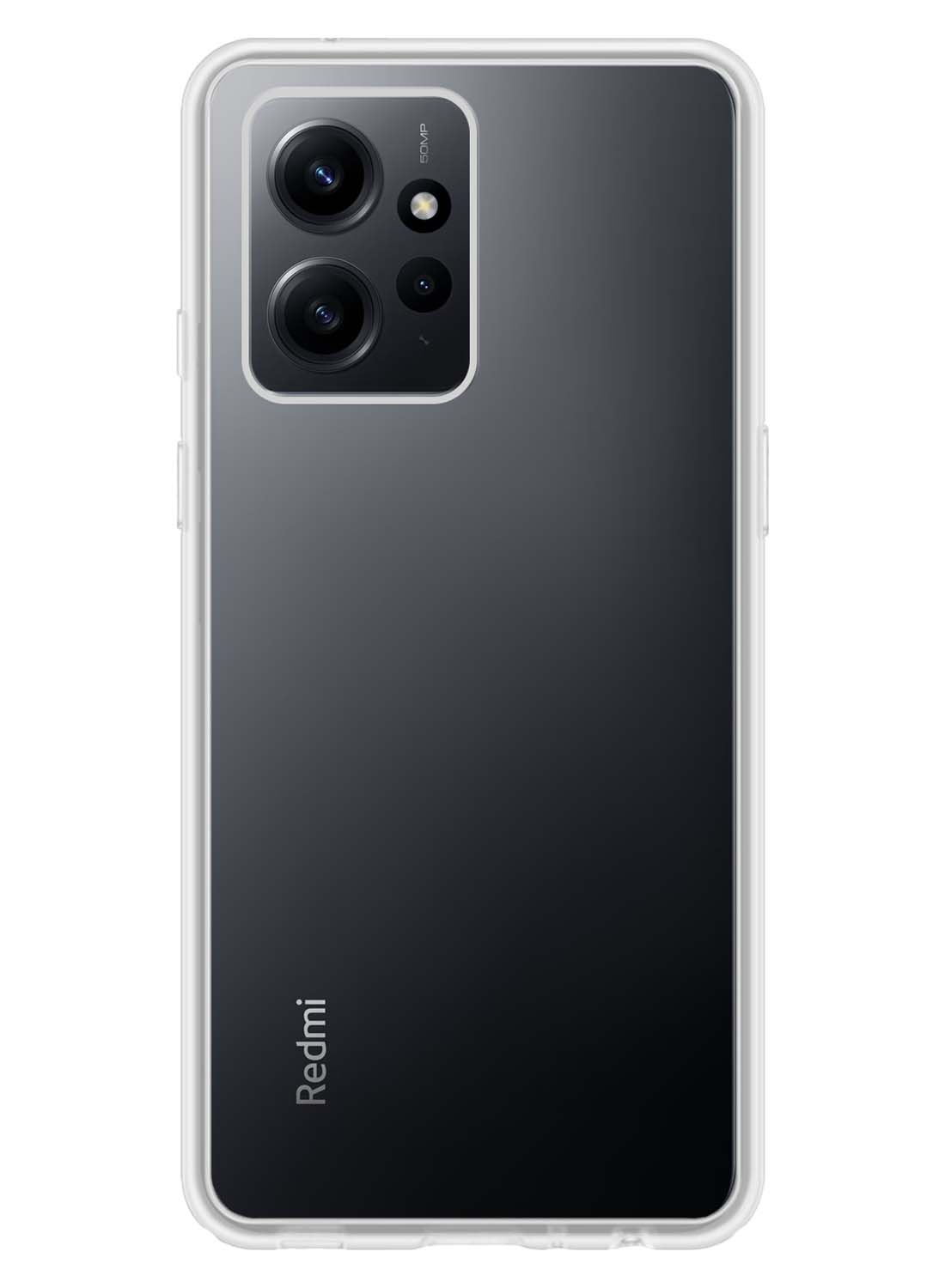 NoXx Hoes Geschikt voor Xiaomi Redmi Note 12 5G Hoesje Cover Siliconen Back Case Hoes Met Screenprotector - Transparant
