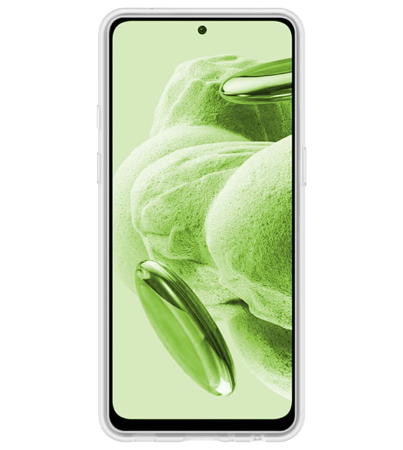 BASEY. Hoes Geschikt voor Xiaomi Redmi Note 12 Pro+ Hoesje Siliconen Back Cover Case - Hoesje Geschikt voor Xiaomi Redmi Note 12 Pro+ Hoes Cover Hoesje - Transparant