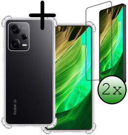 BASEY. BASEY. Xiaomi Redmi Note 12 Pro Hoesje Shockproof Met 2x Screenprotector