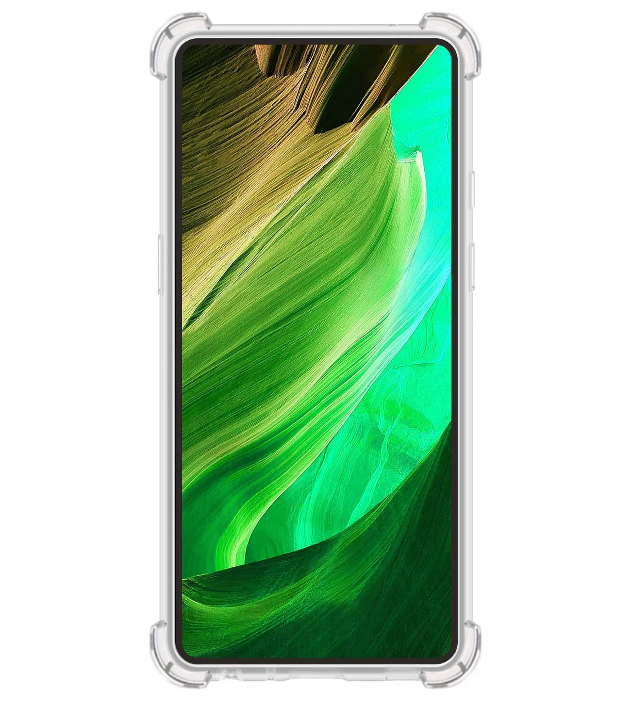 BASEY. Hoes Geschikt voor Xiaomi Redmi Note 12 Pro Hoesje Shock Proof Case Hoes Siliconen Met Screenprotector - Hoesje Geschikt voor Xiaomi Redmi Note 12 Pro Hoes Cover Shockproof - Transparant