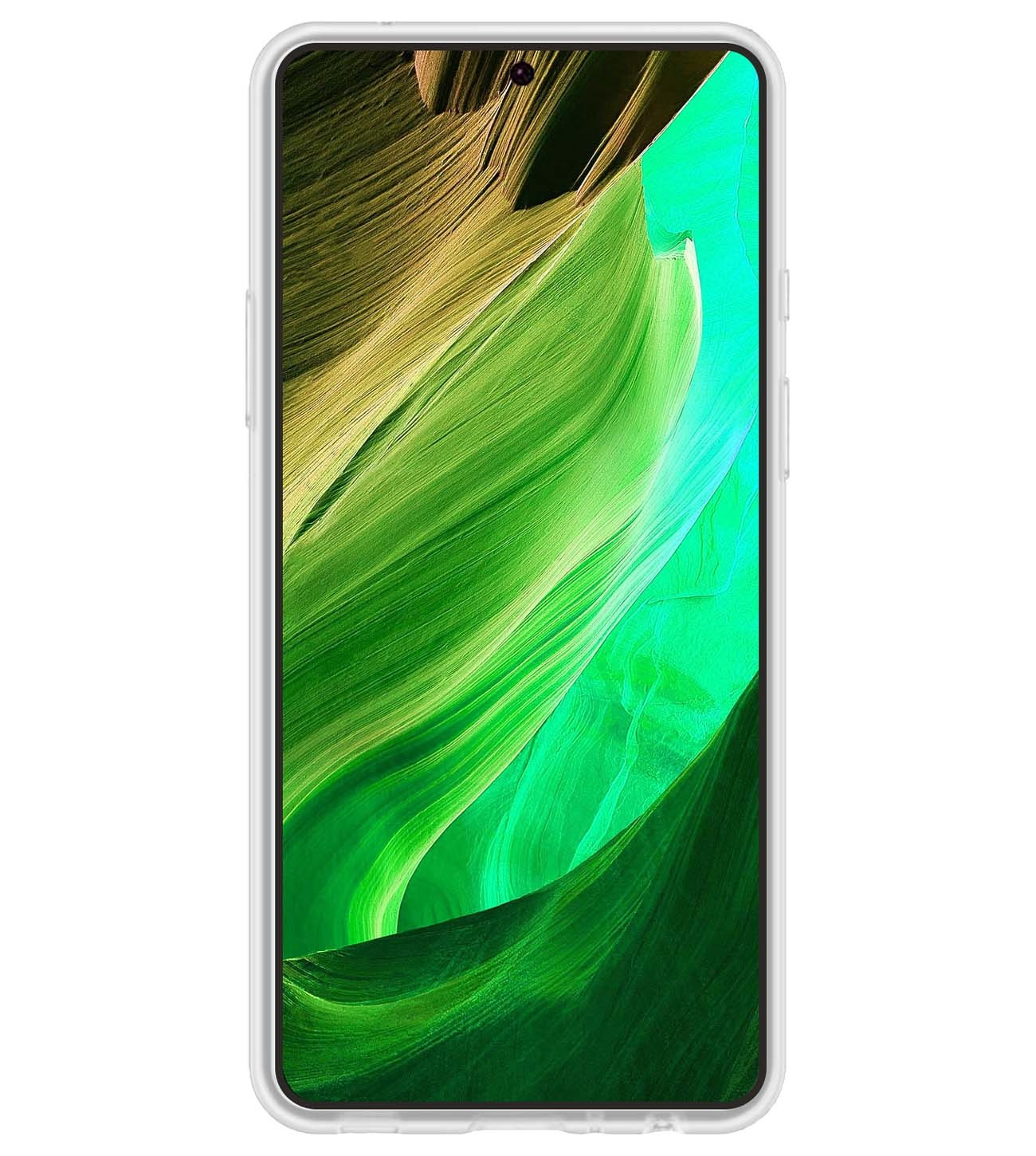 BASEY. Hoes Geschikt voor Xiaomi Redmi Note 12 Pro Hoesje Siliconen Back Cover Case Met Screenprotector - Hoesje Geschikt voor Xiaomi Redmi Note 12 Pro Hoes Cover Hoesje - Transparant