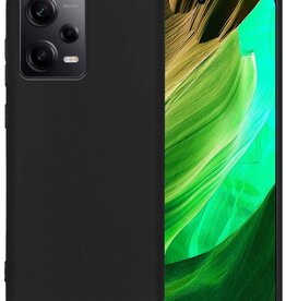 BASEY. BASEY. Xiaomi Redmi Note 12 Pro Hoesje Siliconen - Zwart