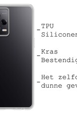 BASEY. Hoes Geschikt voor Xiaomi Redmi Note 12 Pro Hoesje Siliconen Back Cover Case - Hoesje Geschikt voor Xiaomi Redmi Note 12 Pro Hoes Cover Hoesje - Transparant