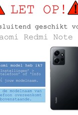 BASEY. Hoes Geschikt voor Xiaomi Redmi Note 12 5G Hoesje Siliconen Back Cover Case Met Screenprotector - Hoesje Geschikt voor Xiaomi Redmi Note 12 5G Hoes Cover Hoesje - Zwart