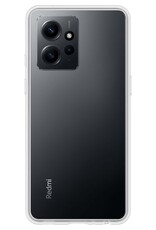 BASEY. Hoes Geschikt voor Xiaomi Redmi Note 12 5G Hoesje Siliconen Back Cover Case Met 2x Screenprotector - Hoesje Geschikt voor Xiaomi Redmi Note 12 5G Hoes Cover Hoesje - Transparant