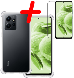 BASEY. BASEY. Xiaomi Redmi Note 12 4G Hoesje Shockproof Met Screenprotector