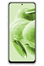 BASEY. Hoes Geschikt voor Xiaomi Redmi Note 12 4G Hoesje Siliconen Back Cover Case Met 2x Screenprotector - Hoesje Geschikt voor Xiaomi Redmi Note 12 4G Hoes Cover Hoesje - Transparant