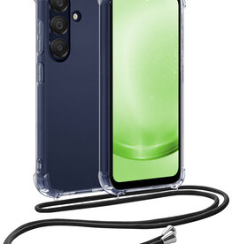 BASEY. BASEY. Samsung Galaxy A25 Hoesje Transparant Shockproof Met Zwart Koord