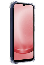 NoXx Hoes Geschikt voor Samsung A25 Hoesje Siliconen Cover Shock Proof Back Case Shockproof Hoes - Transparant - 2x