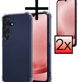 NoXx NoXx Samsung Galaxy A25 Hoesje Shockproof Met 2x Screenprotector
