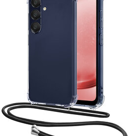 NoXx NoXx Samsung Galaxy A25 Hoesje Transparant Shockproof Met Zwart Koord