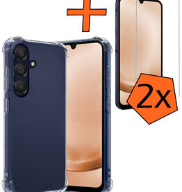 Nomfy Nomfy Samsung Galaxy A25 Hoesje Shockproof Met 2x Screenprotector