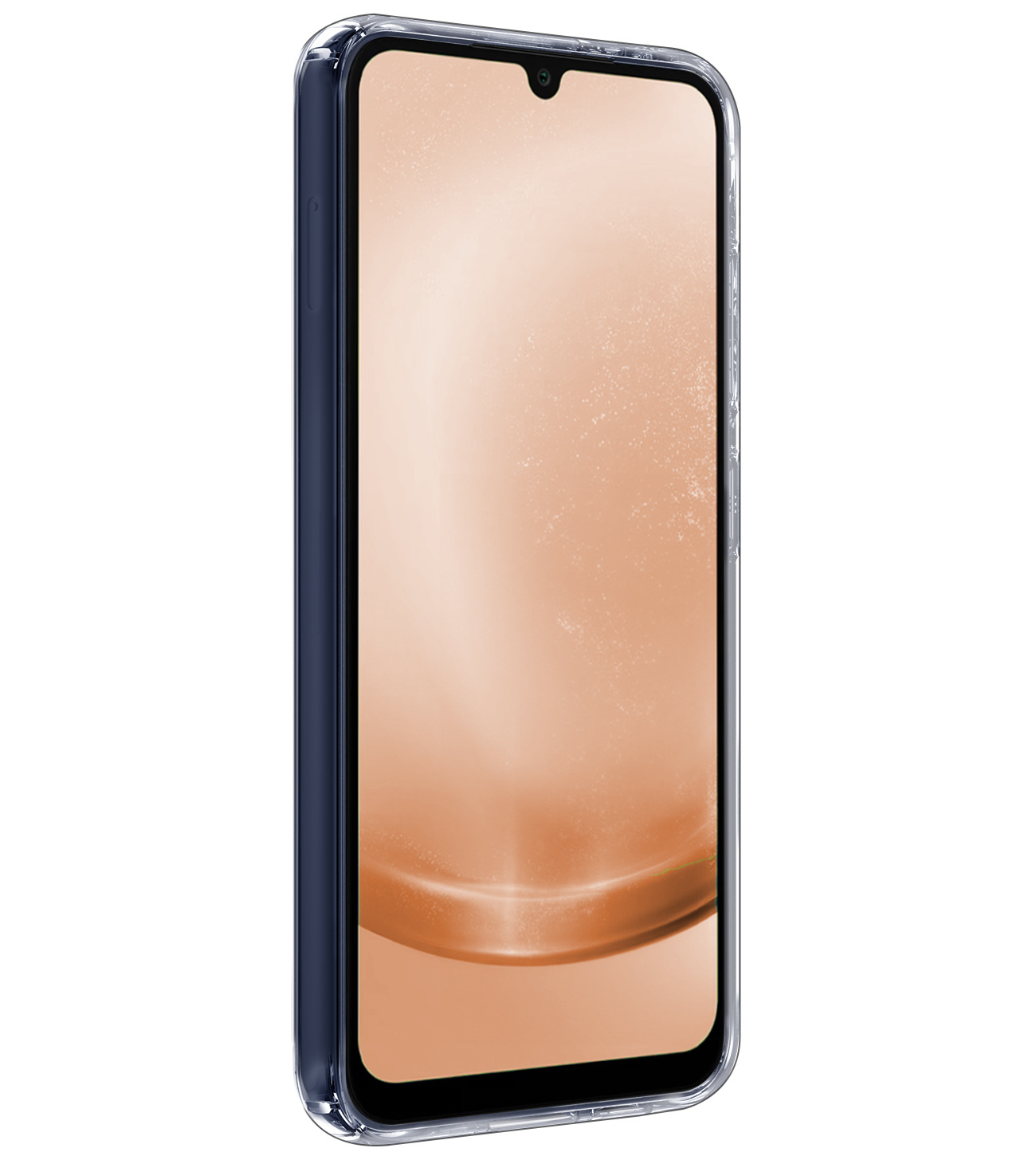 Nomfy Hoesje Geschikt voor Samsung A25 Hoesje Siliconen Cover Case Met Screenprotector - Hoes Geschikt voor Samsung Galaxy A25 Hoes Back Case - Transparant