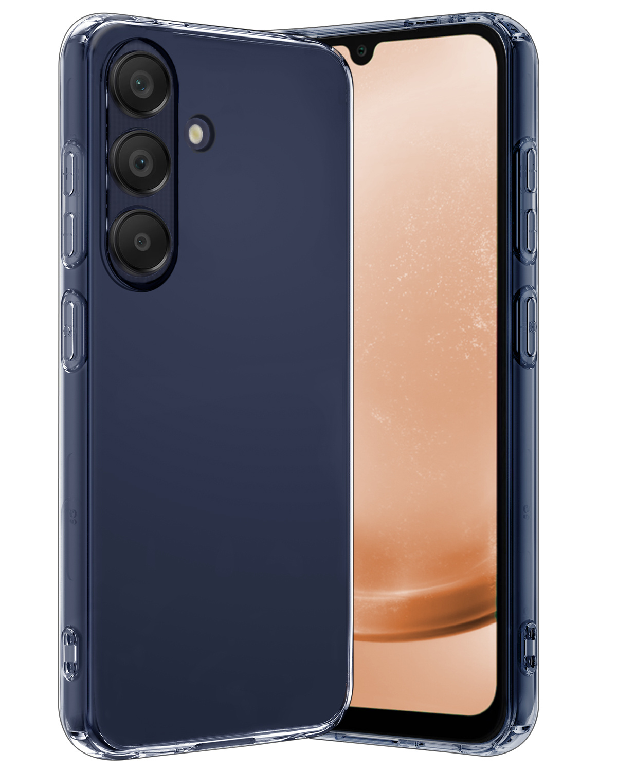 Nomfy Hoesje Geschikt voor Samsung A25 Hoesje Siliconen Cover Case - Hoes Geschikt voor Samsung Galaxy A25 Hoes Back Case - Transparant