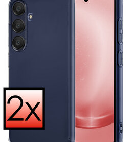 NoXx NoXx Samsung Galaxy A25 Hoesje Siliconen - Transparant - 2 PACK