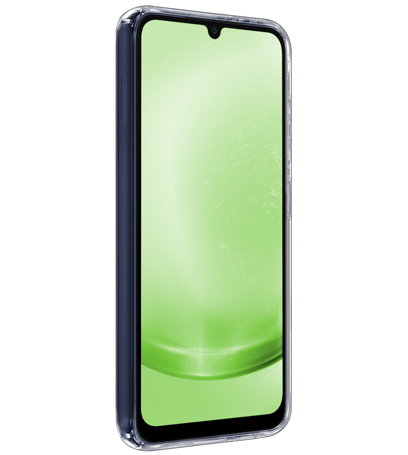 BASEY. Hoes Geschikt voor Samsung A25 Hoesje Siliconen Back Cover Case Met 2x Screenprotector - Hoesje Geschikt voor Samsung Galaxy A25 Hoes Cover Hoesje - Transparant