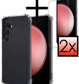 NoXx NoXx Samsung Galaxy S23 FE Hoesje Shockproof Met 2x Screenprotector