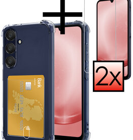 NoXx NoXx Samsung Galaxy A25 Hoesje Pashouder Met 2x Screenprotector