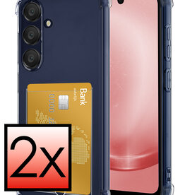 NoXx NoXx Samsung Galaxy A25 Hoesje Pashouder - 2 PACK