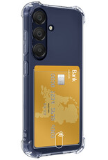 BASEY. Hoes Geschikt voor Samsung A25 Hoesje Shock Proof Case Hoes - Hoesje Geschikt voor Samsung Galaxy A25 Hoes Cover Shockproof - Transparant - 2 Stuks