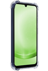 BASEY. Hoes Geschikt voor Samsung A25 Hoesje Shock Proof Case Hoes - Hoesje Geschikt voor Samsung Galaxy A25 Hoes Cover Shockproof - Transparant - 2 Stuks