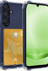 BASEY. Hoes Geschikt voor Samsung A25 Hoesje Shock Proof Case Hoes - Hoesje Geschikt voor Samsung Galaxy A25 Hoes Cover Shockproof - Transparant