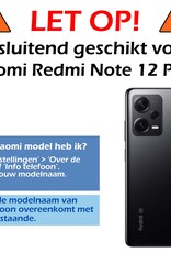 Nomfy Hoesje Geschikt voor Xiaomi Redmi Note 12 Pro+ Hoesje Siliconen Cover Case Met Screenprotector - Hoes Geschikt voor Xiaomi Redmi Note 12 Pro+ Hoes Back Case - Zwart