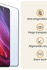 Nomfy Hoesje Geschikt voor Xiaomi Redmi Note 12 Pro+ Hoesje Siliconen Cover Case Met Screenprotector - Hoes Geschikt voor Xiaomi Redmi Note 12 Pro+ Hoes Back Case - Zwart