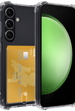 BASEY. Hoes Geschikt voor Samsung S23 FE Hoesje Shock Proof Case Hoes - Hoesje Geschikt voor Samsung Galaxy S23 FE Hoes Cover Shockproof - Transparant